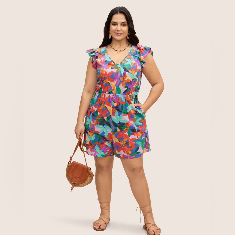 BloomChic Romper Floral Print - Picture 3 of 9